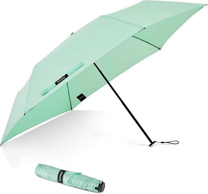 G4Free 43in Mini Travel Umbrella Ultralight Carbon Fiber UPF 50+ Umbrella | UV Protection, Sun Block, For Sun, Super Slim, Small Size, Weighs Only 4 oz, Compact Design, For Travel, For Purse, Women Use