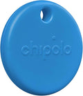 Chipolo POP Tracking Tag - Colorful, Compatible, Loud Bluetooth Tracker with Call Your Phone & Out of Range Alerts, Works with Apple Find My or Find Hub on Android (Blue)