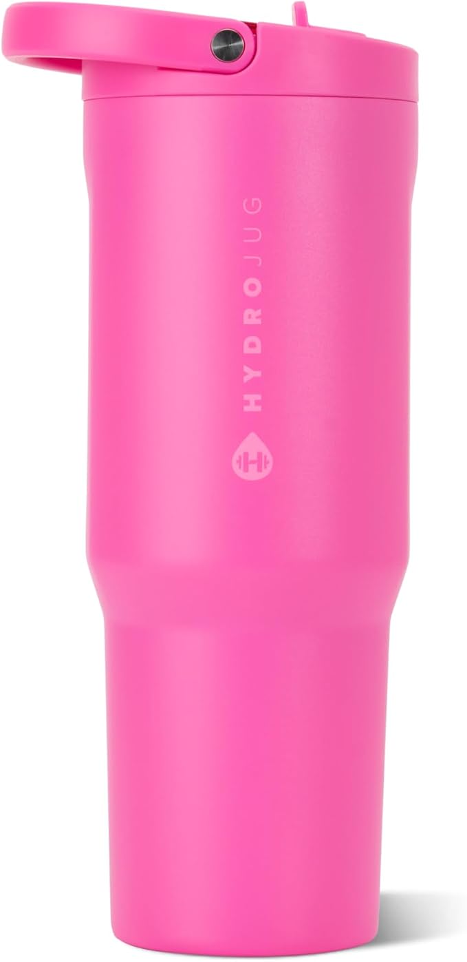 HydroJug Sport 32 oz Insulated Stainless Steel Water Bottle, Razzle