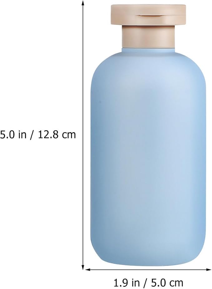 Healeved 2pcs Travel Toiletries Bottles Leak Refillable Containers for Shampoo Lotion Stylish Each for Outdoor Adventures and Business Trips