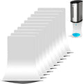 Drip Tray Hand Sanitizer Dispenser Wall Mount,Laundry Detergent Drip Catcher,Foam Soap Dispenser Tray,Easy to Clean (White,10pcs)