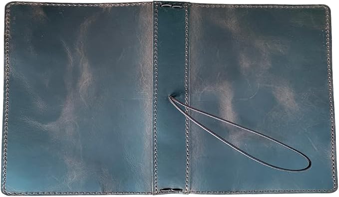 Travelers Notebook Cover with Inner Pockets, Card Slots and Pen Holder, B6 Size, Dark Brown
