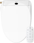 LEIVI Electric Bidet Toilet Seat with Wireless Remote and Side Panel, Multiple Spray Modes, Adjustable Heated Seat, Warm Water and Air Dryer, Auto LED Nightlight, Elongated