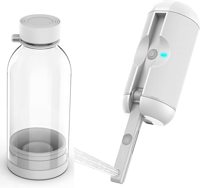 Portable Bidet for Travel, 500ml Travel Bidet, Bidet Sprayer with Peri Bottle for Women/Man, Handheld, Rechargeable Electric Bidet High Pressure, Douche Bottle for Postpartum, Hemorrhoid (White)