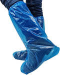 Fancystyle Pack of 400 Disposable Thicker Boot and Shoe Covers 19 inch Tall Extra Large Resistant Water/Skid Resistant Clear (400)