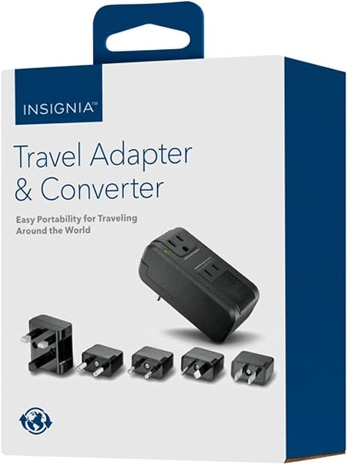 Insignia All-in-One Ground Travel Adapter Converter Series with USB Ports (Travel Adapter & Converter)