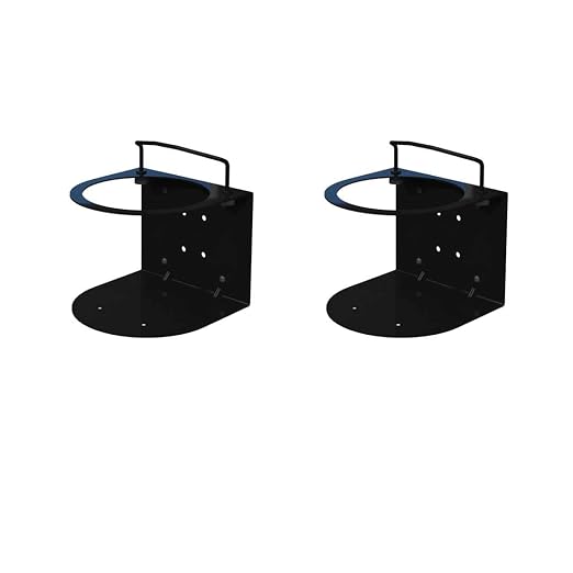 Wall Mount Gallon Sanitizer Stand - Set of 2 for Industrial and Office Use
