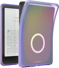 PopSockets Kindle Paperwhite Case (12th Gen, 7”, 2024/25), Signature Edition & Colorsoft Protective Cover with Built-in MagSafe-Compatible Ring for PopGrip, E-Reader Accessory, Purple - Aura