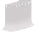 6PCS Drip Tray for Wall-Mounted Soap Dispensers, Prevent Dripping and Spraying, Dispenser Stand, Bracket, Water Tray, Detergent Cup Holder (White)