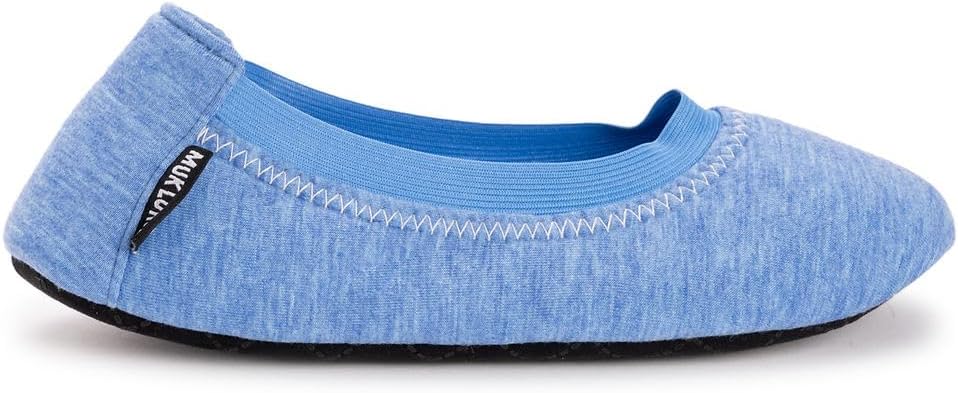 Muk Luks Women's 2 Pair Travel Ballerina Slipper Set