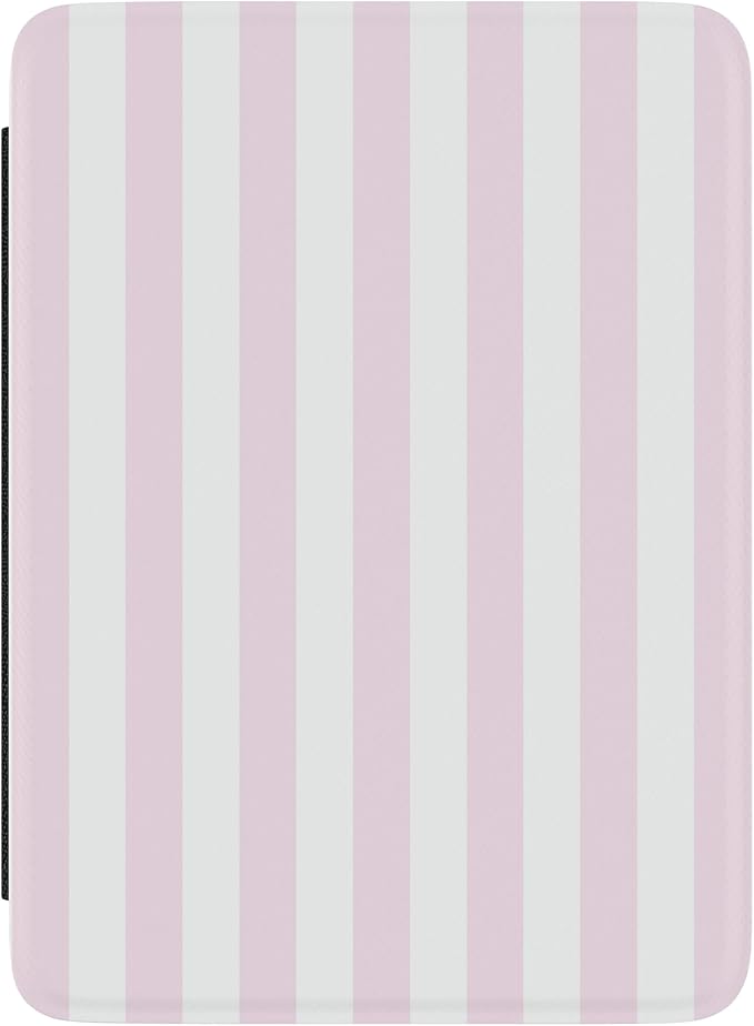 Casely Kindle Case | Sunday Best | Pink Stripes | Compatible with 7” Kindle Colorsoft and 7” Kindle Paperwhite (12th Gen 2024 Models)
