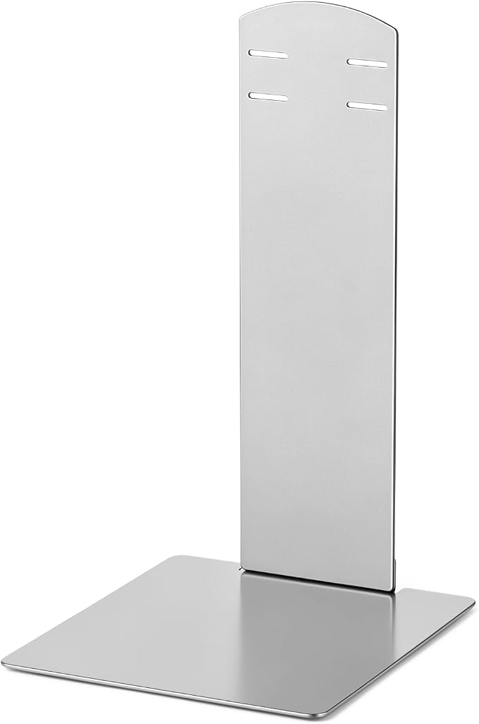 Stainless Steel Countertop Hand Sanitizer Stand Heavy Duty Desktop Soap Dispenser Holder with Drip Tray No-drilling Freestanding Bracket for Wall-mount Dispensers, Office School Public Areas