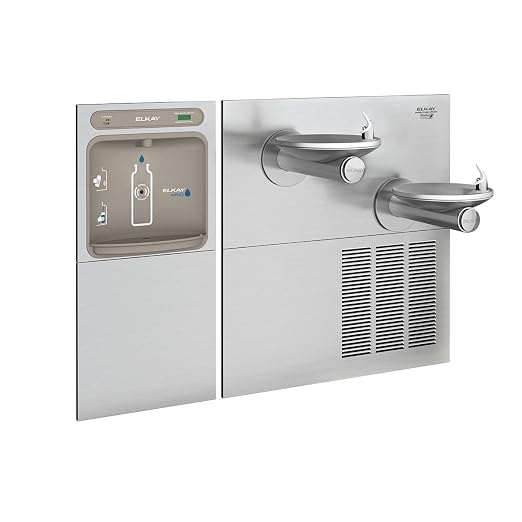 Elkay EZH20 Filtered InWall Bottle Station w/Bi-Level Swirlflo