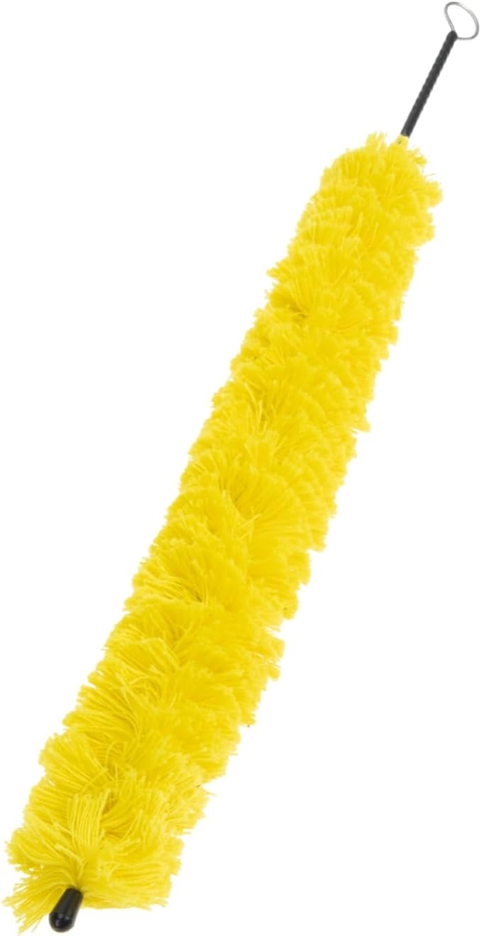FAVOMOTO 4pcs Flute Cleaning Brush Long Cavity Care Tool for Flute Maintenance Includes Washable Cotton Brush and Cleaning Stick for Piccolo and Woodwind Instruments