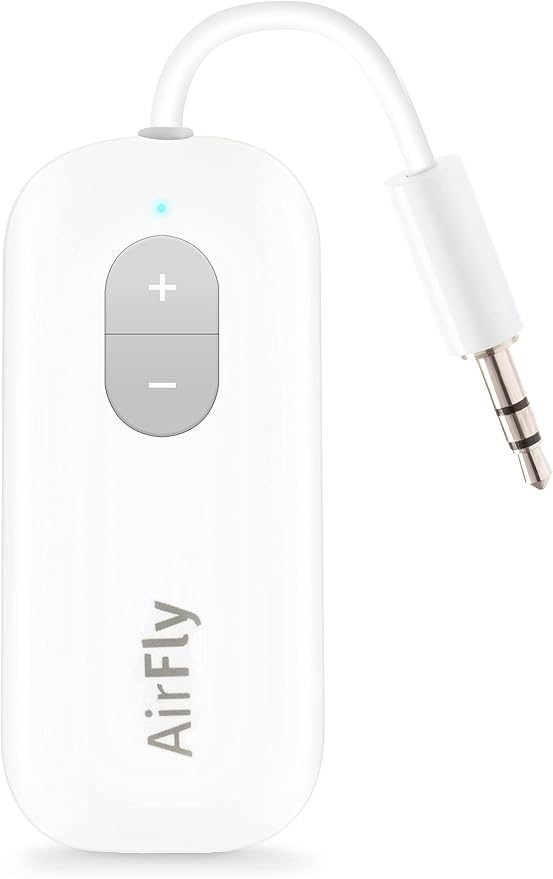 Twelve South AirFly SE & JBL Vibe Beam True Wireless Headphones - White, Small