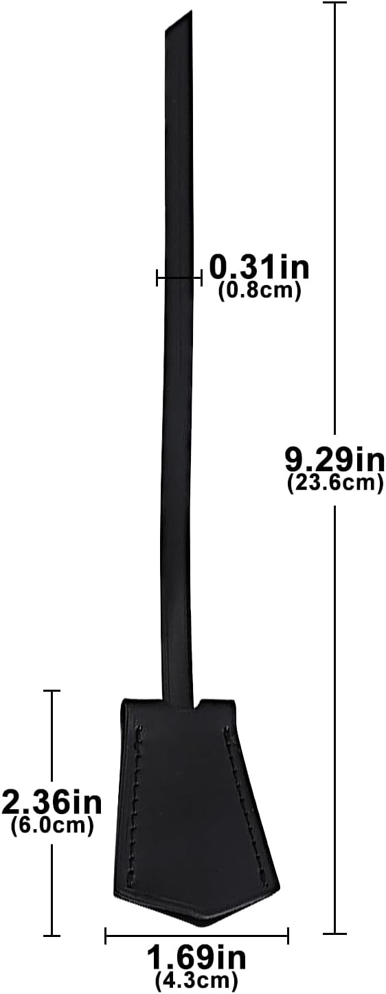 Genuine Leather Bag Decorative Hang Tag for Speedy 25 30 35,Luggage Tag, Suitcase Tag(TAG-Black)