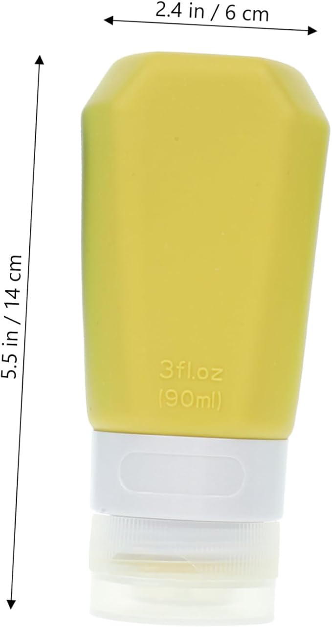 PRETYZOOM 9pcs Travel Bottles Toiletry Containers for Shampoo Conditioner Body Wash Lightweight Leak Design for Travel and Daily Use