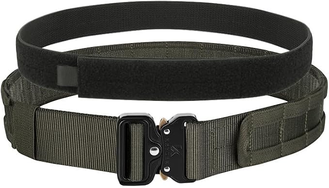 KRYDEX Quick Release Rigger MOLLE Belt 1.75 Inch Inner & Outer Tactical Heavy Duty Belt