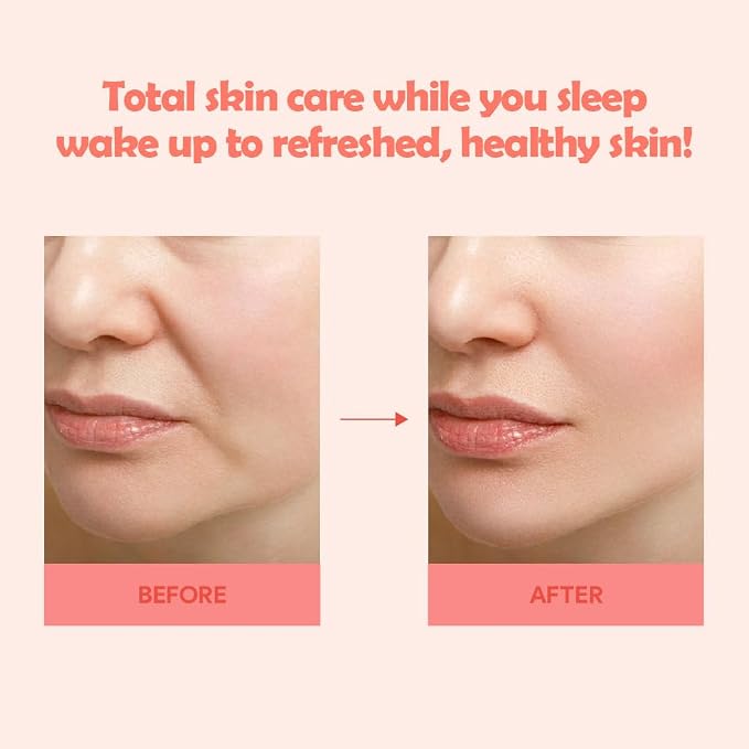 flaner Grapefruit Jam Sleeping Mask – Revitalizing Overnight Face Mask, Vitamin C, Melatonin, Adenosine, Night Deep Hydration Care, Natural Ingredients, Korean Skin Care, 2.02 fl. oz.