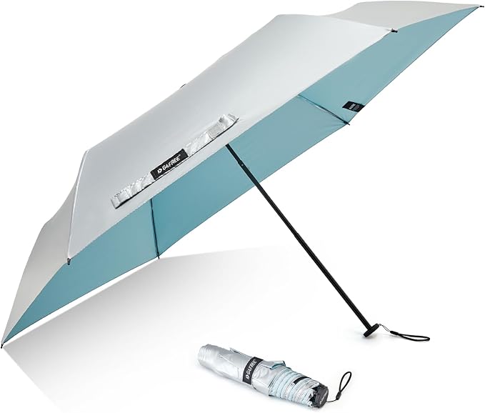 G4Free 43in Mini Travel Umbrella Ultralight Carbon Fiber UPF 50+ Umbrella | UV Protection, Sun Block, For Sun, Super Slim, Small Size, Weighs Only 4 oz, Compact Design, For Travel, For Purse, Women Use