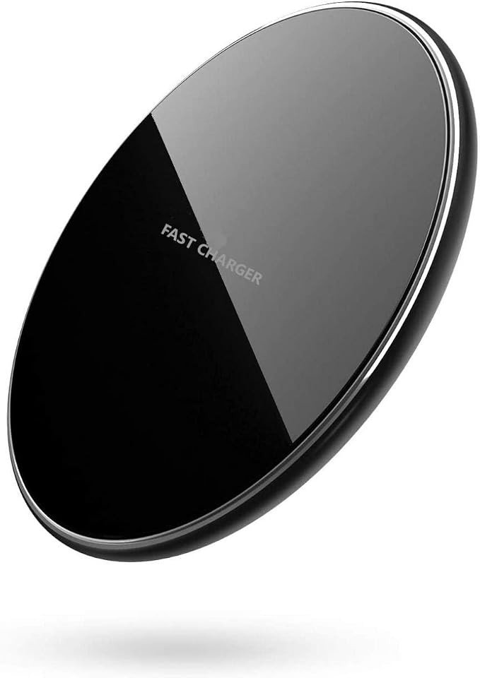 SCDWireless 15W Wireless Charger Fast Charging Pad Slim for Galaxy S21,Plus,Ultra - Quick Charge Compatible with Samsung Galaxy S21,Plus,Ultra,Black,SC-SC78255Z4Y-392