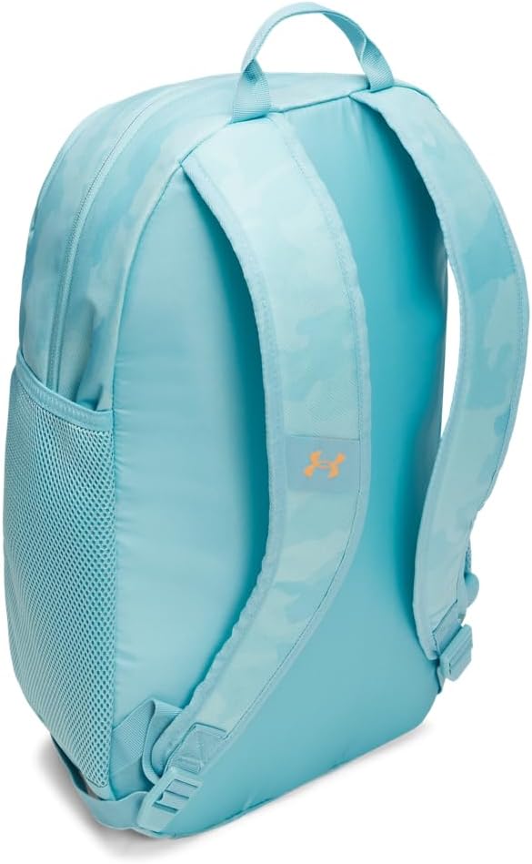 Under Armour Unisex Hustle Sport 6.0 Backpack, (425) Blue Haze/Blue Haze/Orange Bloc, One Size Fits Most