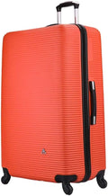 InUSA ROYAL Hardside Spinner Luggage with Ergonomic Handles | Spacious Travel Suitcase with Four Spinner Wheels and Studs | 32 Inch Extra Large Spinner Luggage | Orange