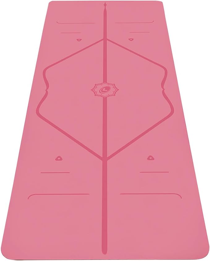 Liforme Travel Yoga mat – Patented Alignment System, Warrior-Like Grip, Non-Slip, Eco-Friendly, Ultra-Lightweight and Sweat Resistant, Made with Natural Rubber