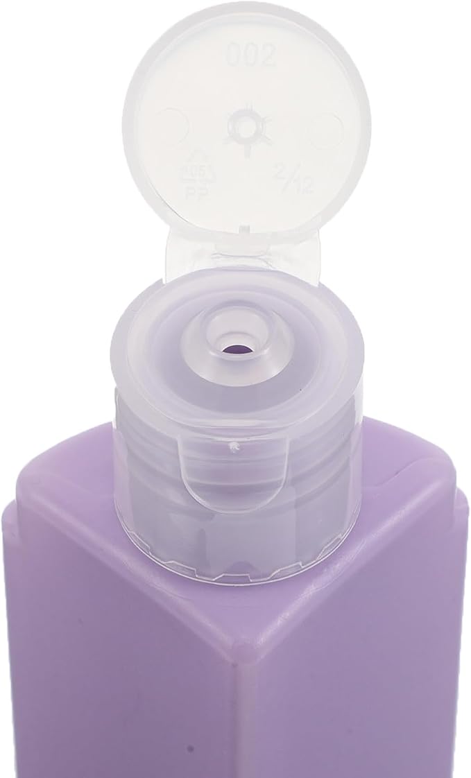 2pcs Portable Silicone Travel Bottles, 4-in-1 Leak-Proof Squeeze Containers Set, Liquid Toiletry Bottles for Travel, Camping, Gym, Daily Use 60ml