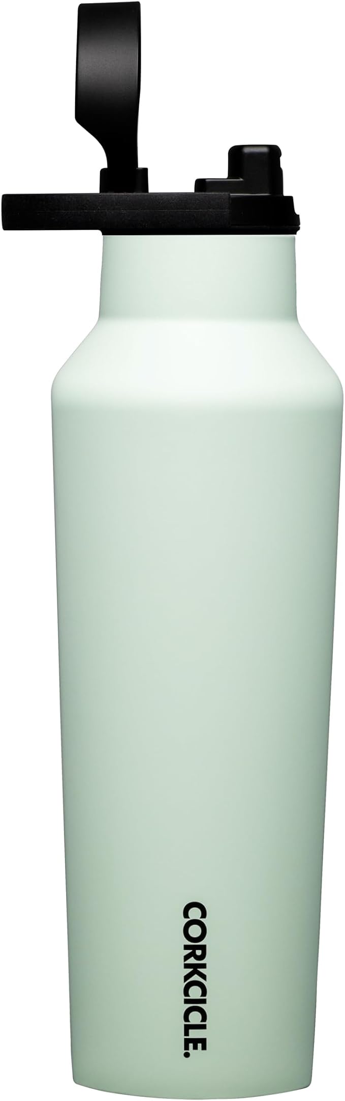 Corkcicle Classic Sport Canteen - Insulated Stainless Steel Water Bottle - Compact & Travel-Friendly - Durable - Dishwasher Safe - BPA Free - Non-Slip Silicone Base - 20 oz - Sage Mist