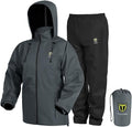 TIDEWE Rain Suit, Waterproof Breathable Lightweight 2 Pieces Rainwear