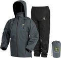 TIDEWE Rain Suit, Waterproof Breathable Lightweight 2 Pieces Rainwear