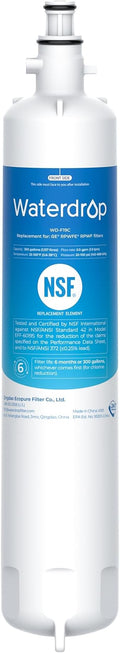 Waterdrop WD-F19C Replacement for GE® RPWFE®, RPWF (Built-in CHIP) Refrigerator Water Filter, Compatible with GFE28GYNFS, GFE28GELDS, PFE28KELDS, PFE28KYNFS, GFD28GELDS, PWE23KELDS