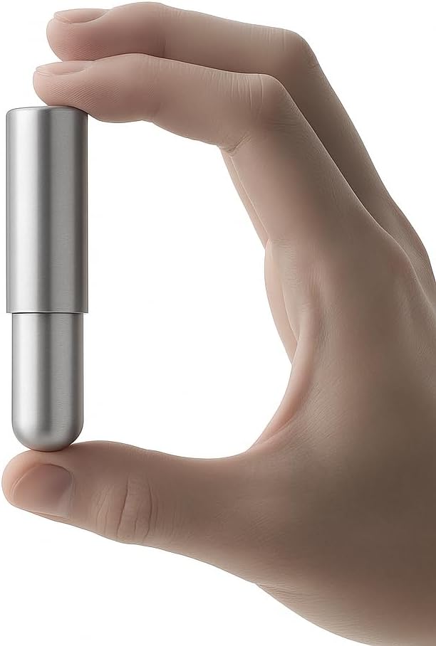 mordeco nanoSprayer Gift Edition Mini Perfume Refillable Bottle, Perfume Atomizer, Essential Oil Bottles, Small Spray Bottle for Travel, Everyday Carry (5ml, Silver)