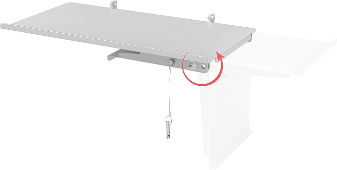 Add-on Keyboard Tray – CTA Add-on Keyboard Tray for Floor Stands & CTA Products – White - (ADD-KBTW)