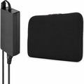 Insignia Travel Accessory 90W + 15" Laptop Sleeve Bundle – All-in-One International Plug Accessory with USB Ports & Protective Laptop Case (Black)