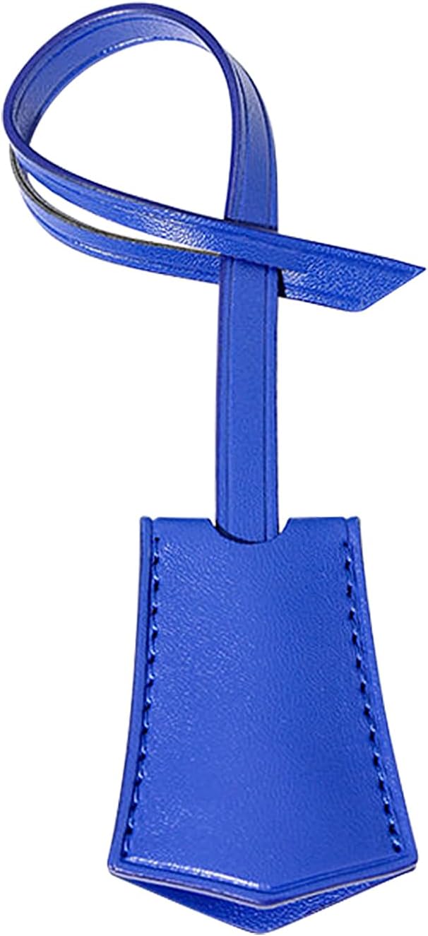 Microfibre Leather Tag for Luggage Bag or Suitcase, Decorative Hang Tag for Speedy 25 30 35 Handbag(Blue Tag)