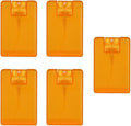5Pcs 20ml/ 0.67oz Card Type Spray Bottles Refillable Perfume Atomizer Container Portable Fine Mist Spray Bottle Travel Bottle(orange)