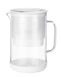 Waterdrop PT-09W 10-Cup Large Glass Water Filter Pitcher, Eco-Friendly, NSF/ANSI 53, 42 & 372 Certified Filter, Reduces PFOA/PFOS, Chlorine, Cadmium, Copper & Mercury, BPA-Free, Easy to Clean, White