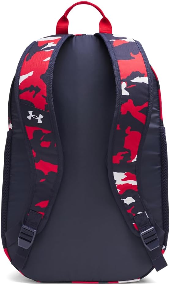 Under Armour Unisex Hustle Sport 6.0 Backpack, (600) Red/Midnight Navy/Metallic Silver, One Size Fits Most