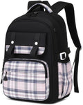 MUSEVOS Girls Backpack, Elementary Middle School Backpack, Large Capacity Kids Bookbag