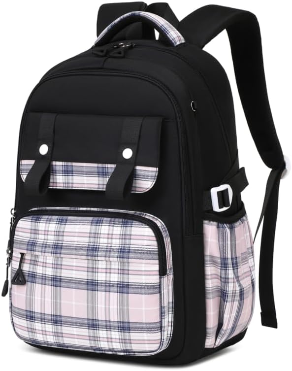 MUSEVOS Girls Backpack, Elementary Middle School Backpack, Large Capacity Kids Bookbag