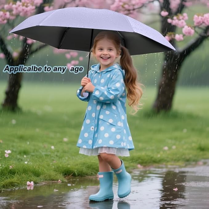 BAODINI Travel Essentials Mini Umbrella for Purse With Case Small Compact UV Sun Protection Lightweight Tiny Pocket Manual Open Close Umbrella for Women Kids and Men Fits Purse Backpack