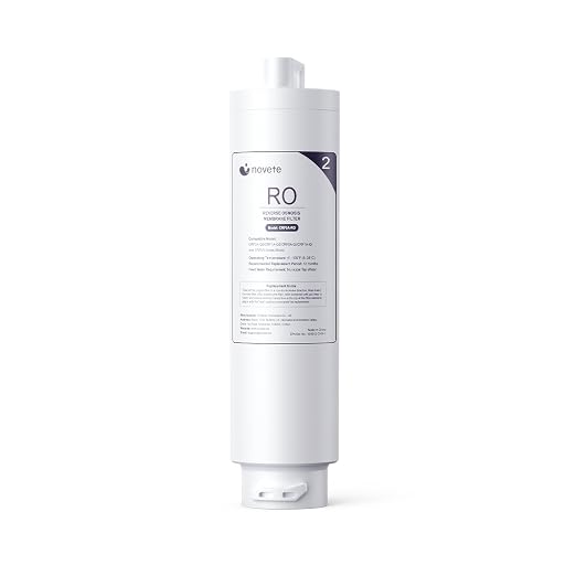 NOVETE CRF0A-RO Countertop Water Filtration Replacement Filter, Reverse Osmosis Filter Cartridge, 12 Months, Compatible for CRF0A-QS, CRF1A-QS, CRF0A-Qi, CRF1A-Qi