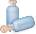 Healeved 2pcs Travel Toiletries Bottles Leak Refillable Containers for Shampoo Lotion Stylish Each for Outdoor Adventures and Business Trips