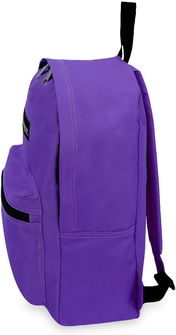 Everest Basic Backpack, Dark Purple, One Size