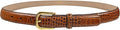 Genuine Full-Grain Cowhide Leather Dress Belt Solid Brass Gold Buckle 1-3/8'' or 1" Wide