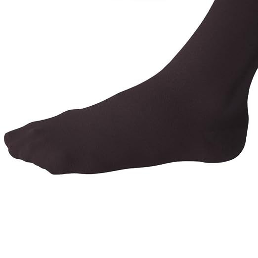 JOBST Relief 15-20mmHg Compression Stockings Knee High, Closed Toe, Black, Large Petite