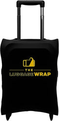 Small Classic Black Water-Resistant Luggage Covers for Suitcase TSA Approved for 19"-21" - Durable Patented Design Suitcase Covers for Luggage, Fundas para Maletas, Travel Accessories