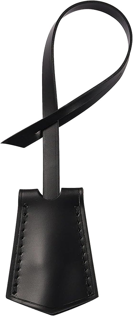 Microfibre Leather Tag for Luggage Bag or Suitcase, Decorative Hang Tag for Speedy 25 30 35 Handbag(Black Tag)
